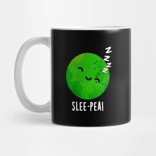 Slee-pea Cute Sleeping Pea Pun Mug